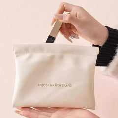 Automatic Closed Purse Bag Mini PU Separate Earphone Charging Cable Storage Bag Portable Zero Wallet Coin Lipstick Storage Bag