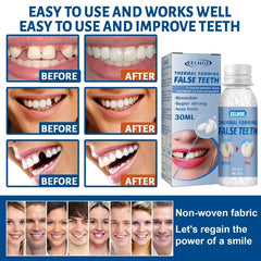 False Teeth Temporary Tooth Repair Set Denture Adhesive Teeth Dentist