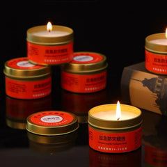 Power Outage Candles Unscented Candles with Jar 30 Hours Long Burning 3-Wick Lamp for Home Outdoor Activities Survival Fishing