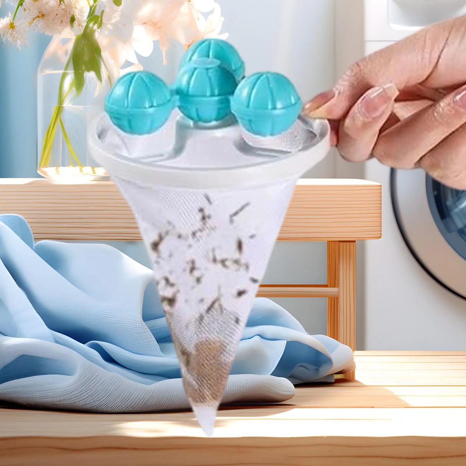3Pcs Washing Machine Filter Net Floating Lint Filter Mesh Bag Reusable Pet Hair Catcher Remover Laundry Cleaning Tool
